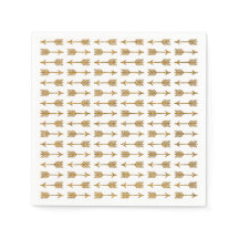 Cool Gold Brown Arrows Glitter Photo Print