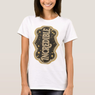 Cool Gold INCREDIBLE Graphic Design T-Shirt