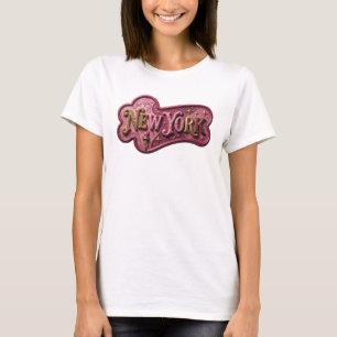 Cool Gold NEW YORK Shirt Design