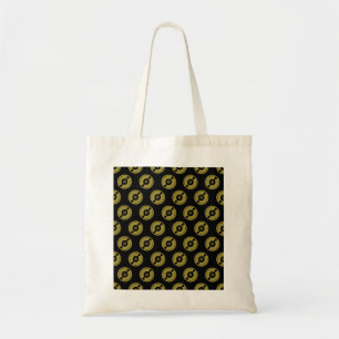 Cool Gold Vinyl Music Record Tote Bag