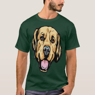 Cool Golden Retriever Face -gigapixel-standard-sca T-Shirt