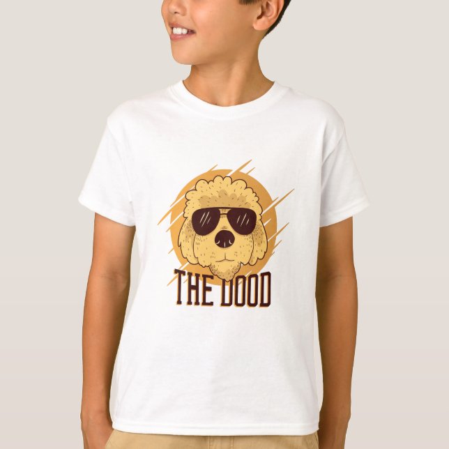 Cool Goldendoodle Dog T-Shirt (Front)