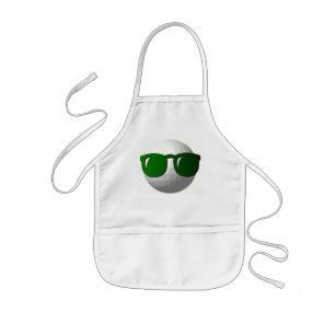 Cool Golf Ball Design Apron