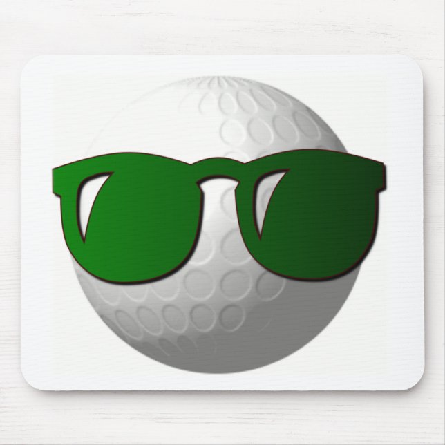 Cool Golf Ball Design Mouse Pad (Front)