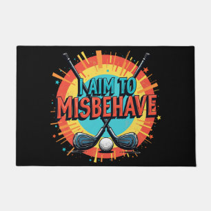 Cool Golf Doormat With Funny Quote
