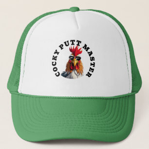 Cool Golf Hats, Cocky Golfer Golf Hat, Golf Gift  Trucker Hat