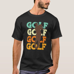 Cool Golfer Daddy Dad Golf Player Vintage T-Shirt