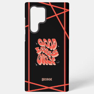 Cool Good vibes only Customisable Samsung Galaxy Case