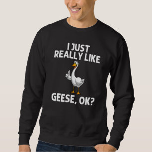 Cool Goose For Men Women Canadian Geese Bird Hunte Sweatshirt