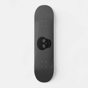 Cool Goth Black Skull Skateboad Skateboard