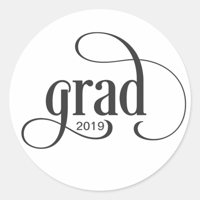 Cool Grad Logo and Class Year Envelope Seal (Front)