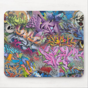 Cool Graffiti Street Art Abstract Mouse Pad