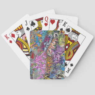 Cool Graffiti Street Art Abstract Playing Cards