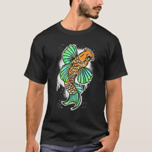 Cool Graffiti Style Japanese Koi Fish For All Ages T-Shirt