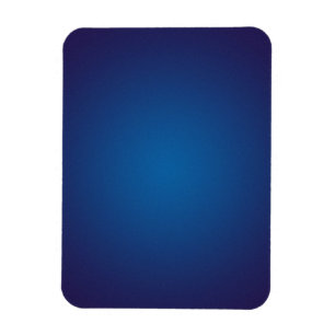 Cool Grainy Deep Blue Vignette Magnet