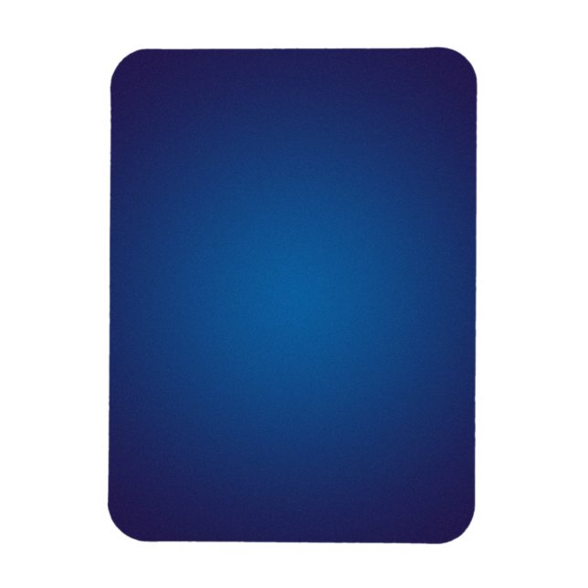 Cool Grainy Deep Blue Vignette Magnet (Vertical)