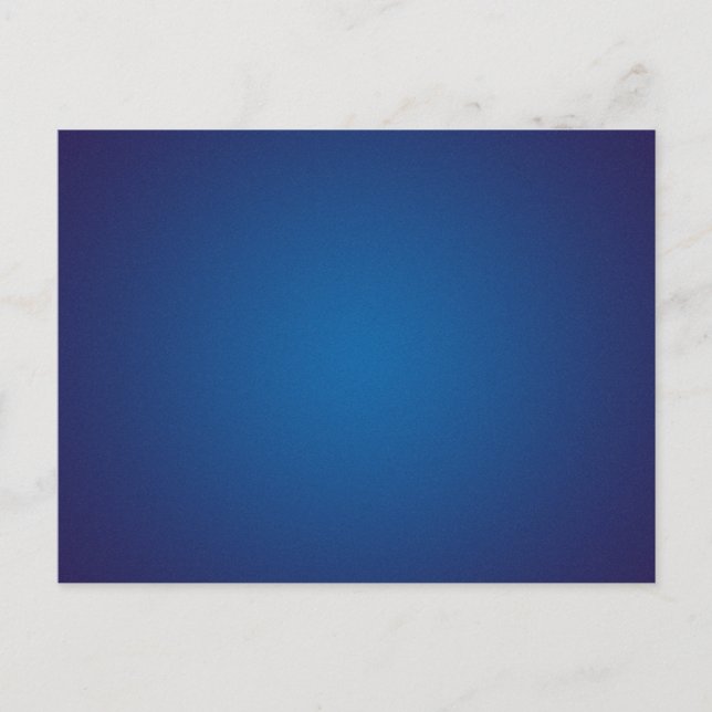 Cool Grainy Deep Blue Vignette Postcard (Front)