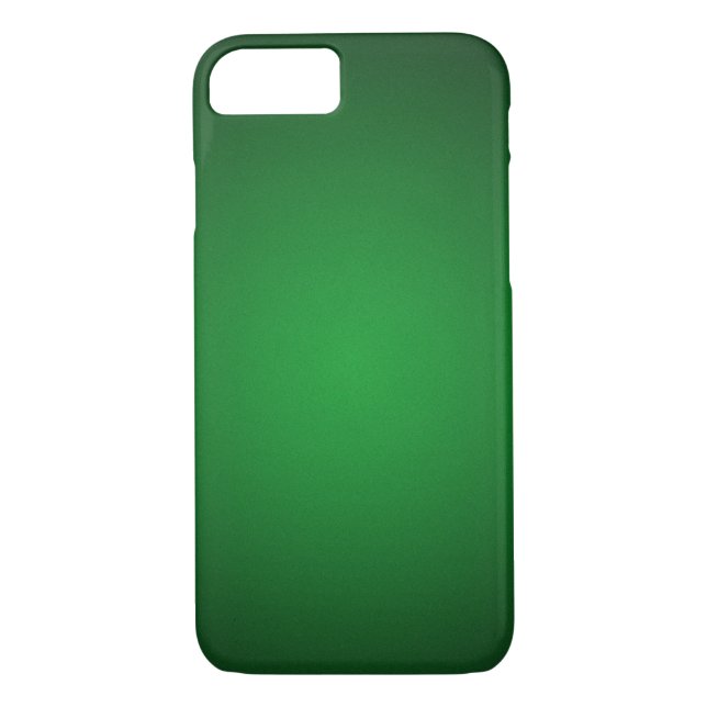 Cool Grainy Green-Black Vignette Case-Mate iPhone Case (Back)
