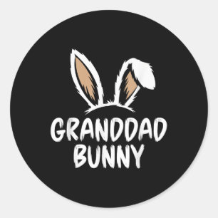 Cool Granddad Happy Easter Bunny Matching Family O Classic Round Sticker