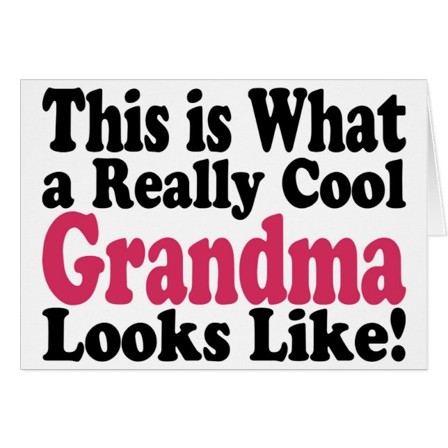 Cool Grandma (Front Horizontal)