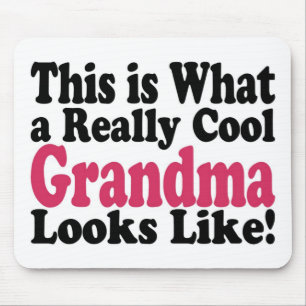 Cool Grandma Mouse Pad