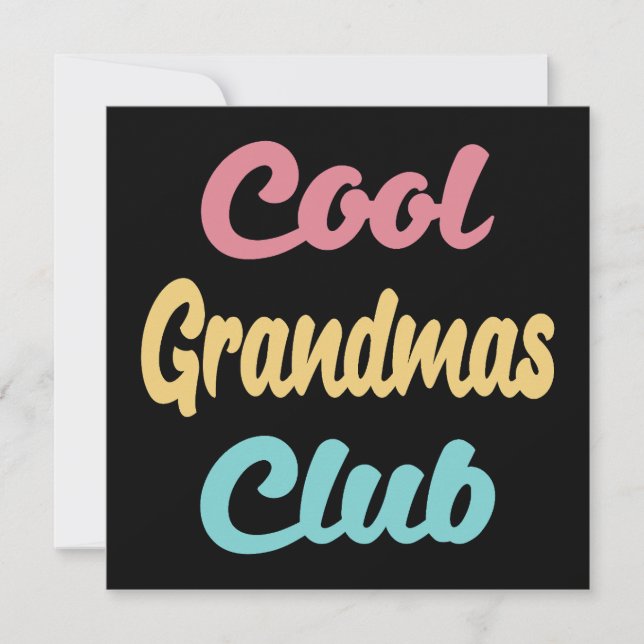 Cool Grandmas Club II Card (Front)