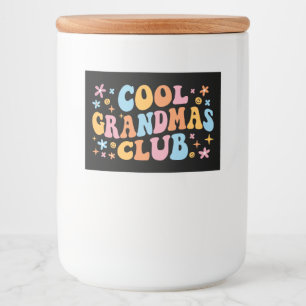 Cool Grandmas Club III Food Label