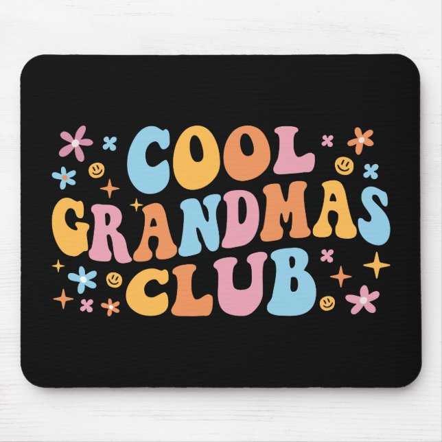 Cool Grandmas Club III Mouse Pad (Front)