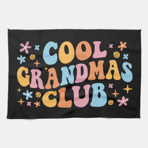 Cool Grandmas Club III Tea Towel