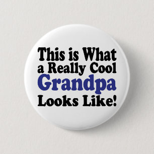 Cool Grandpa 6 Cm Round Badge