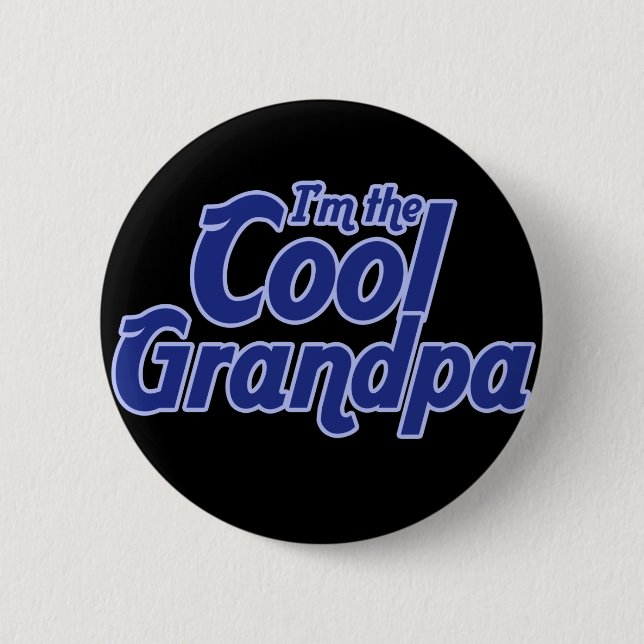 Cool Grandpa 6 Cm Round Badge (Front)