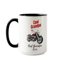 Cool Grandpa Motorcycle Mug
