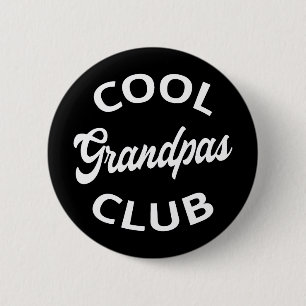 Cool Grandpas Club I 6 Cm Round Badge