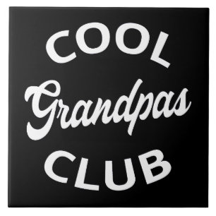 Cool Grandpas Club I Ceramic Tile