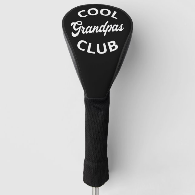Cool Grandpas Club I Golf Head Cover (Front)