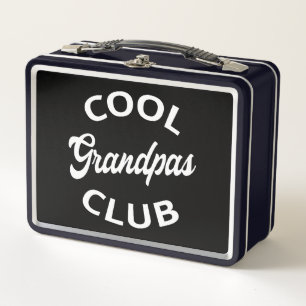 Cool Grandpas Club I Metal Lunch Box