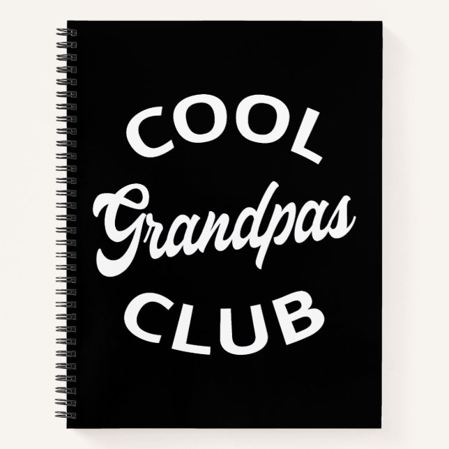 Cool Grandpas Club I Notebook (Front)
