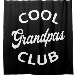 Cool Grandpas Club I Shower Curtain