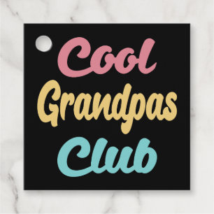 Cool Grandpas Club II Favour Tags