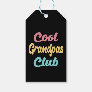 Cool Grandpas Club II Gift Tags