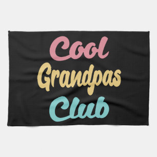 Cool Grandpas Club II Tea Towel