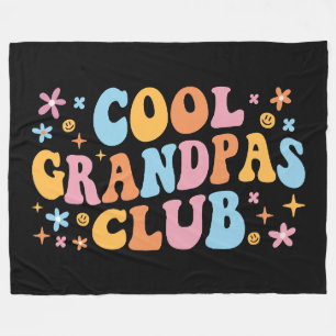 Cool Grandpas Club III Fleece Blanket