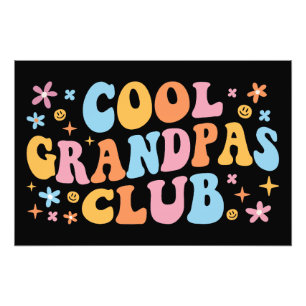 Cool Grandpas Club III Photo Print