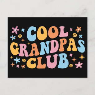 Cool Grandpas Club III Postcard