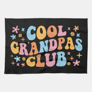 Cool Grandpas Club III Tea Towel