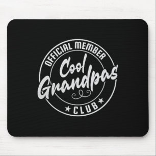 Cool Grandpas Club Official Member Vintage Mouse Pad