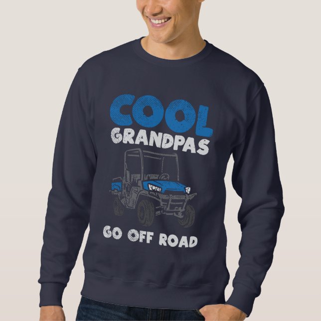 Cool Grandpas Go Off Road Hoodie (Front)