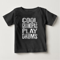 Cool Grandpas Play Drums Funny  For Drummer