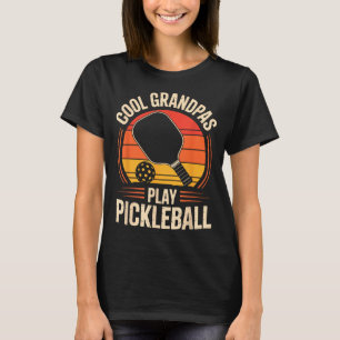 Cool grandpas play pickleball funny pickleball T-Shirt