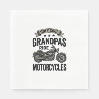 Cool Grandpas Ride Motorcycles Vintage Biker Shirt